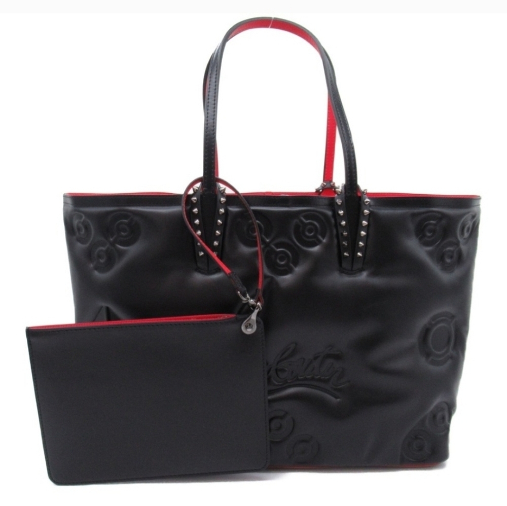 Christian Louboutin Shoulder Bag Black Calf Leather - Picture 2 of 7